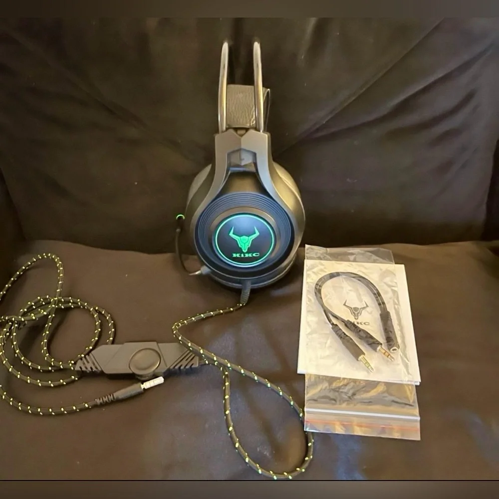 Gaming Headset PS4 Xbox One PC Wired with microphone